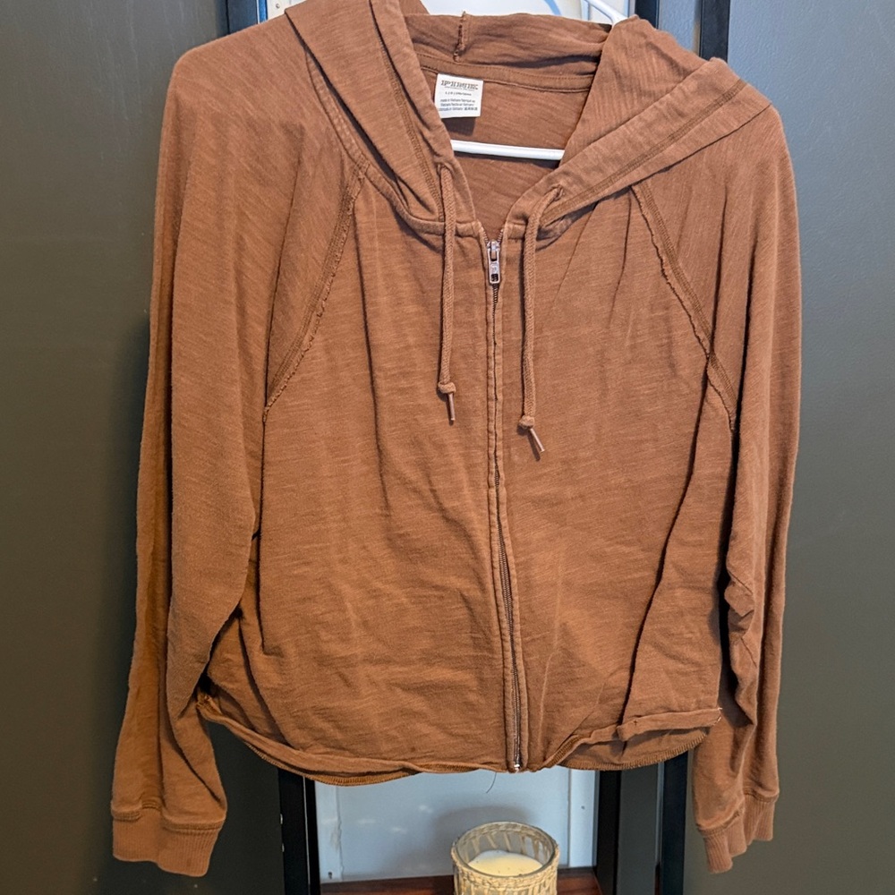 PINK Victoria's Secret Brown Hoodie